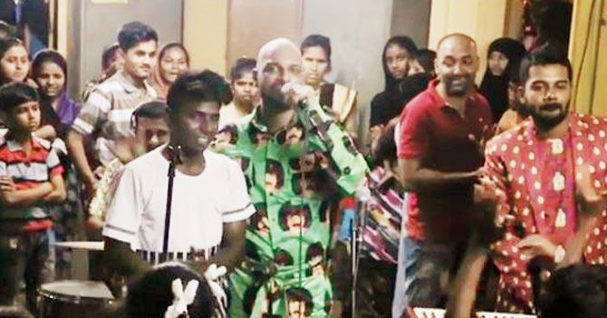 Laxmi Bomb members interact with kids at Darukhana