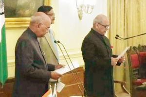 Justice Pinaki Ghose takes oath as the first Lokpal of India
