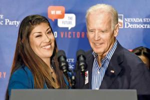 Politician writes Biden kissed without consent