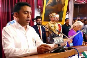 Pramod Sawant sworn in as Goa Chief Minister