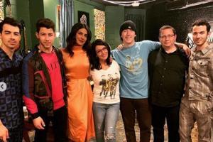 Priyanka Chopra attends her first Jonas Brothers concert