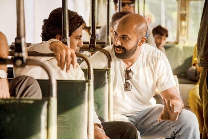 Ritesh Batra and Nawazuddin Siddiqui behind the scenes