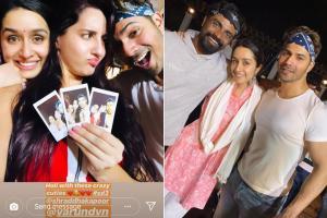 Shraddha Kapoor celebrates Holi with Street Dancer team