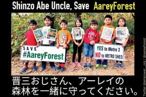 Mumbai: 5-year-olds ask Japanese PM 'Shinzo Uncle' to Save Aarey