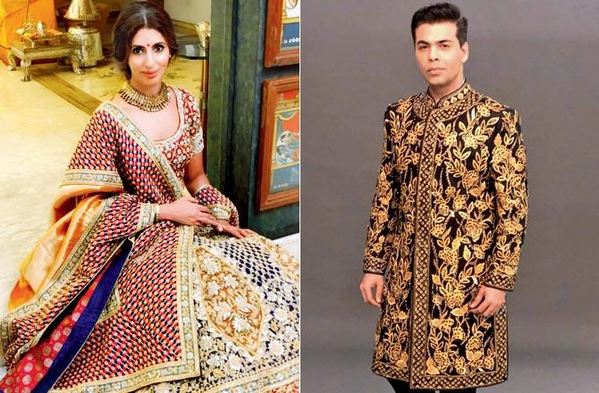 Shweta Bachchan Nanda and Karan Johar