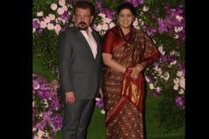 Akash Ambani-Shloka Mehta wedding: Smriti Irani arrives to greet couple