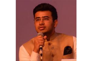 BJP names 'young turk' Tejaswi Surya for Bangalore South