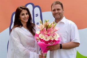 Actress Urmila Matondkar joins Congress party, meets Rahul Gandhi