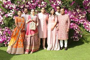 Akash Ambani-Shloka Mehta wedding party live updates: B-Town, cricketers attend
