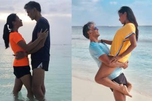 Photos: Milind Soman's romantic vacation with Ankita Konwar in Maldives