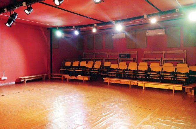 The performance space has a back box theatre and theatre-style seating. Pic/Sameer Markande