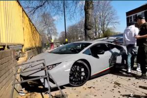 Viral video: Man cannot stop crying after smashing Lamborghini 