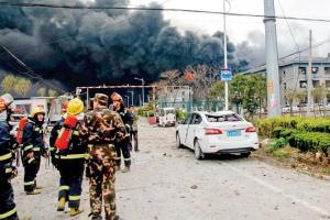 Massive blast at chemical plant in China kills six