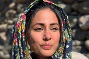 Hina Khan shoots for her debut film in the exotic locales of Kashmir