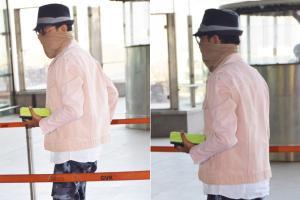 Irrfan Khan appears amidst tumour treatment at the Mumbai airport