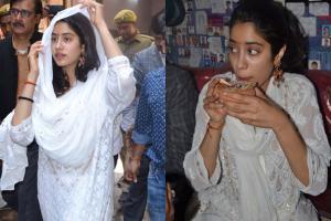 Janhvi Kapoor celebrates 22nd birthday at Varanasi ghats, see photos