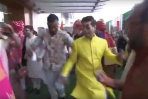 Akash Ambani-Shloka Mehta wedding: Hardik, Karan Johar groove at Baarat