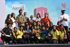 Shabana Azmi celebrates International Women's Day with 500 school kids
