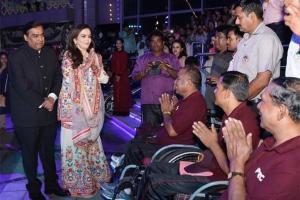 Nita Ambani seeks blessings for Akash-Shloka from armed forces of India
