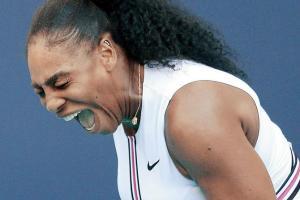 Serena Williams survives scare in Miami