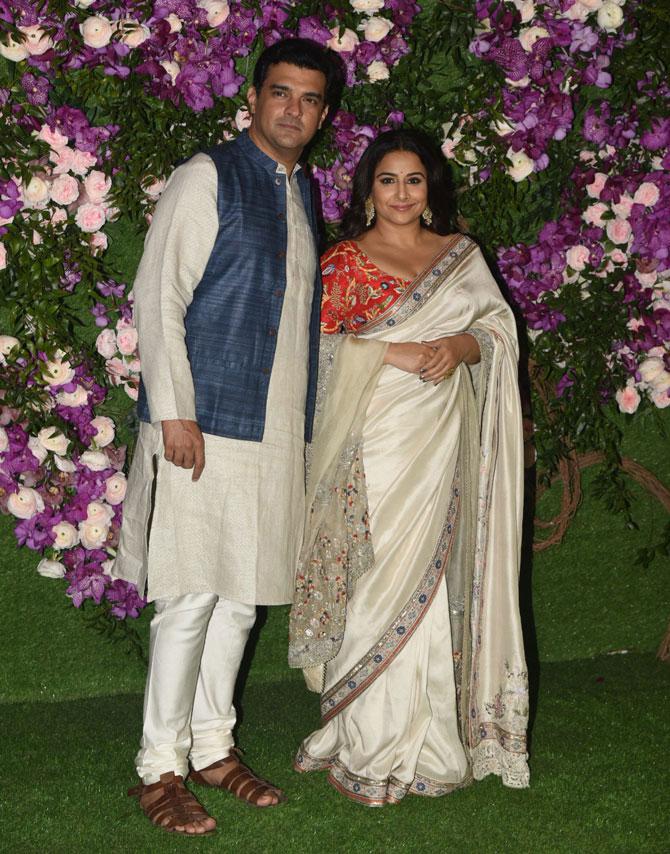 Siddharth Roy Kapur and Vidya Balan