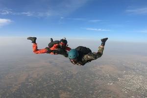 Kargil War veteran performs first ever successful Skydive in Nasik
