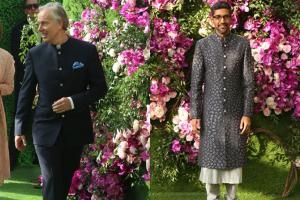 Akash Ambani-Shloka Mehta Wedding: Tony Blair, Sundar Pichai attend