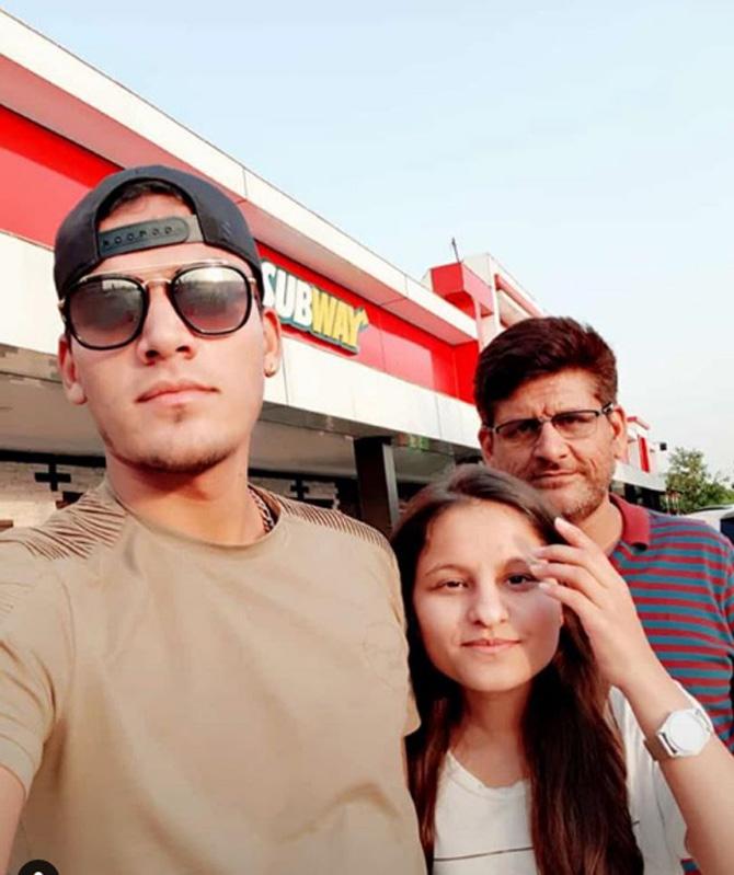 Rahul Chahar posted this picture and had a lovely caption, 