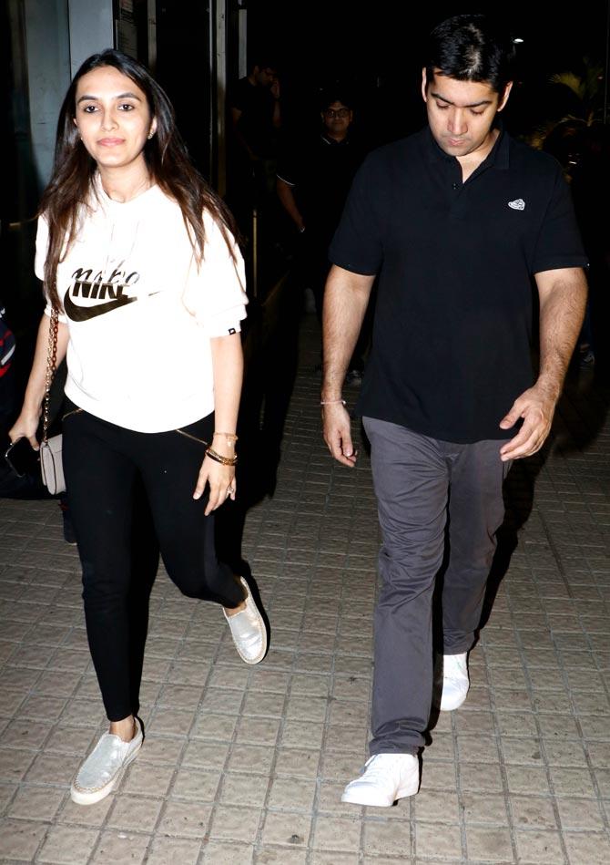 Rohit Dhawan and wife Jaanvi Desai also attended the special screening of Student Of The Year 2.