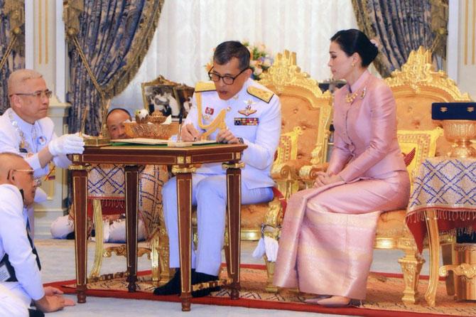 While the king took the throne after the death of his father, his formal coronation follows a mourning period for King Bhumibol, whose royal cremation was held a year after his death. Among the dignitaries at the wedding were Prayuth Chan-ocha, the leader of the military junta that has run Thailand since a 2014 army coup, as well as other members of the royal family and palace advisers, the wedding footage showed