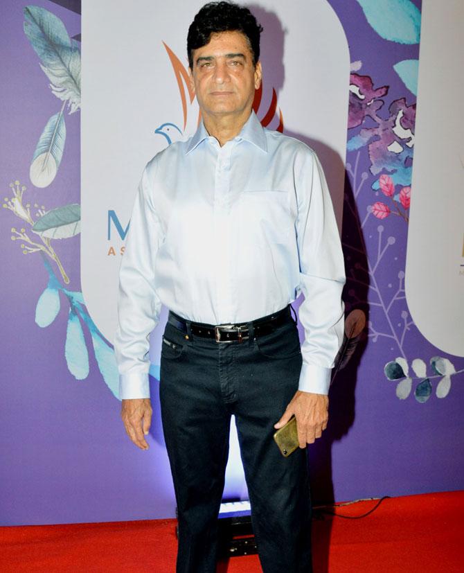 Producer Indra Kumar attended the inauguration of Mukkti Cultural Hub by filmmaker Smita Thackeray in Model Town, Andheri, Mumbai