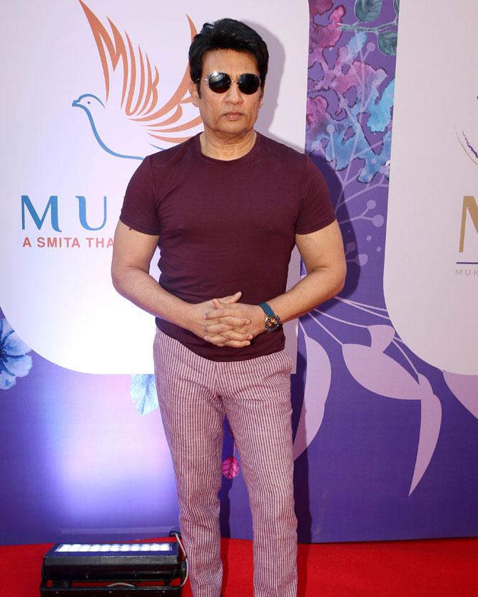 Actor and anchor Shekhar Suman attended the inauguration of Mukkti Cultural Hub by filmmaker Smita Thackeray in Model Town, Andheri, Mumbai