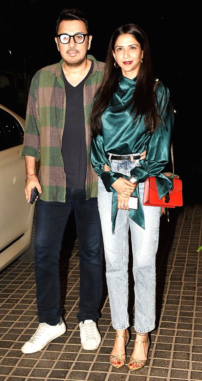 Dinesh Vijan and wife Pramita Tanwar also attended the special screening of Arjun Kapoor's India's Most Wanted.