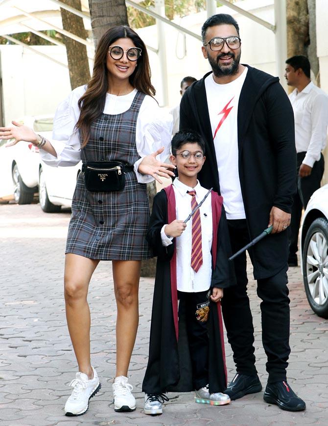 Shilpa Shetty and Raj Kundra celebrated their son Viaan Raj Kundra's 7th birthday, by hosting a 'Harry Potter' themed party. Viaan turned seven on May 21. Shilpa took to Instagram to share an adorable post that read - 