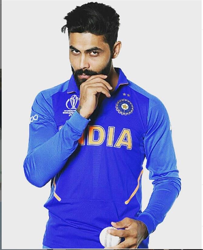 Ravindra Jadeja posted this picture where he is killing it with his look. He wrote, 