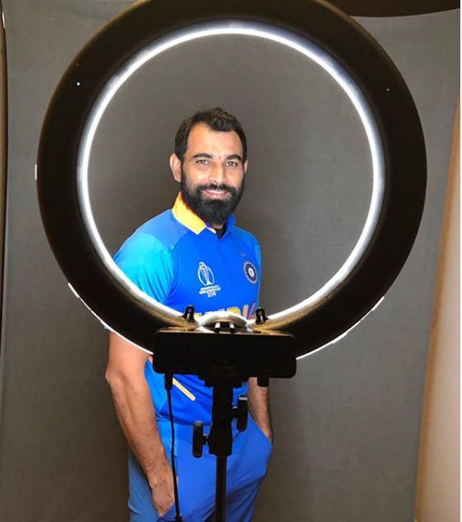 Mohammad Shami does not seem to be camera shy. He brought his A game to this photoshoot. He captioned this picture as, 