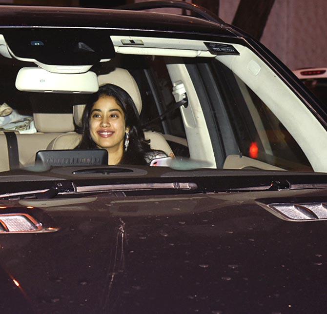 Janhvi Kapoor was also spotted at Sanjay Leela Bhansali's office in Juhu, Mumbai. On the work front, Janhvi will be next seen in Karan Johar's Takht, Gunjan Saxena biopic and Rooh-Afza. 
