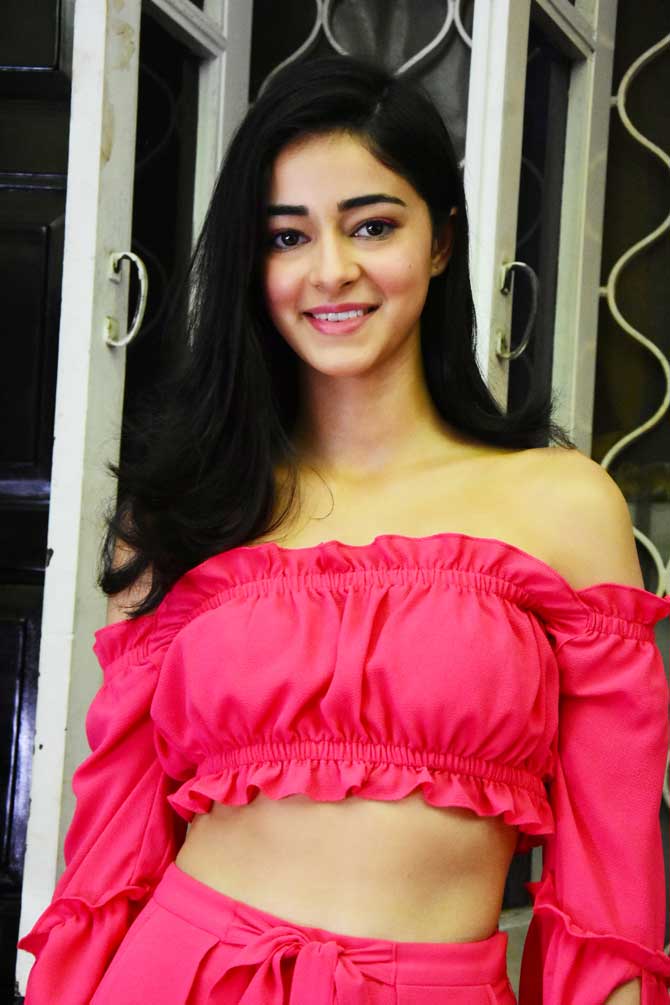 Asked if she feels the pressure to sustain in the industry especially because she comes from a film family, Ananya told: 