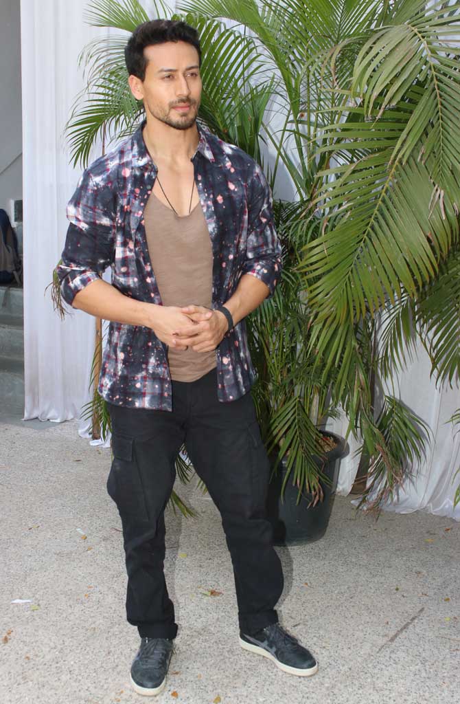 Tiger Shroff arrives for the promotional event of the Student Of The Year 2. The actor recently said his image as an action hero and the fact that he is not versatile has given him an identity in the film industry. Tiger told the media: 