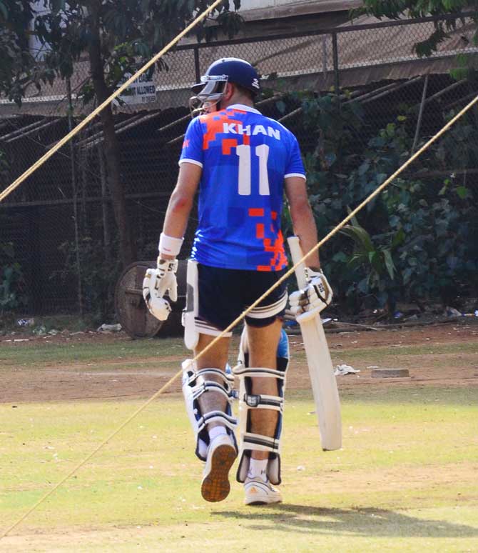 Ibrahim Ali Khan has been often spotted while practising cricket in Khar's popular gymkhana. Very few know that Ibrahim Ali was 13 when he took baby steps on the cricket field.