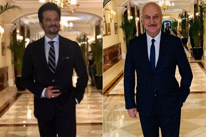 Actor Anupam Kher, who is considered as a vocal supporter of PM Narendra Modi, also attended the swearing-in ceremony along with his friend and Bollywood actor Anil Kapoor.  The two took to their social handles to thank President Ram Nath Kovind for the invitation. Pic/Instagram Anupam Kher, Twitter Anil Kapoor.