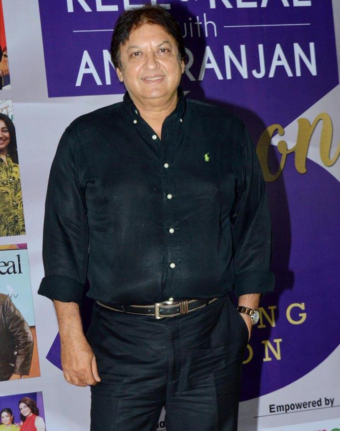 Anu Ranjan's husband Shashi Ranjan came out in support of his wife at her show's launch event.