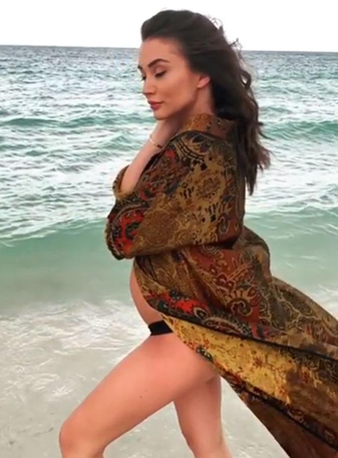 Amy Jackson: Amy Jackson, who got engaged to boyfriend George Panayiotou in Zambia in January 2019, announced her pregnancy on Mother's day in March. Ever since, the model-turned-actress has been sharing gorgeous photos of hers, flaunting her baby bump with elan, on her social media handle.