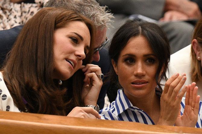 Reportedly tensions between the sisters-in-law - Kate Middleton and Meghan Markle made headlines. Tensions seemingly escalated during a dress fitting for Middleton's daughter, Princess Charlotte where the Duchess of Cambridge was reportedly 'left in tears.'
