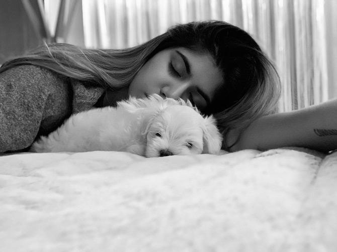 Ananya Birla, daughter of business tycoon Kumar Mangalam Birla, was gifted a cute and adorable puppy by actor Karan Kundra and VJ Anusha Dandekar. The singing sensation took to Instagram to introduce her new puppy whom she named baby Snoopy