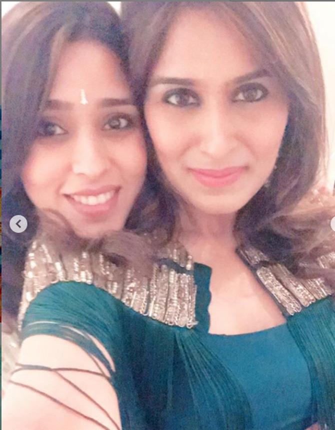Rohit Sharma's wife Ritika Sajdeh posted this picture with one of her best friends on her birthday.