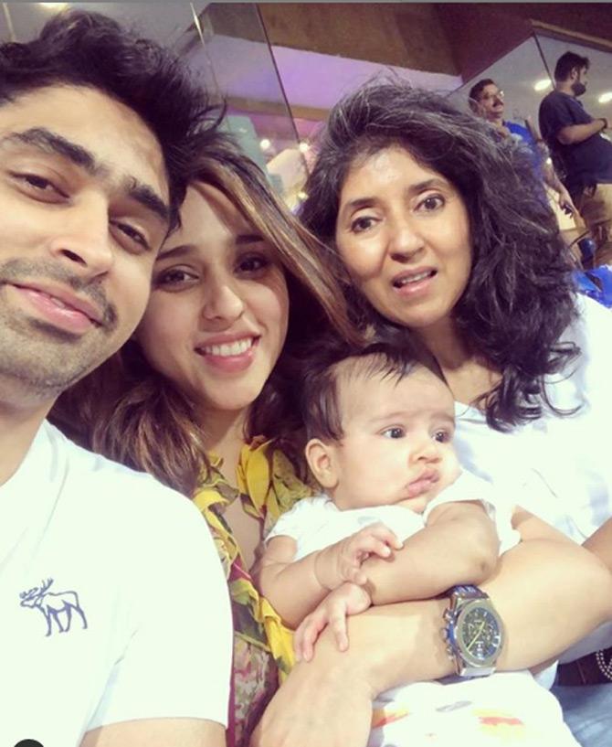 Rohit Sharma's wife Ritika Sajdeh posted this picture with her daughter Samaira and a couple of friends and captioned it as, 