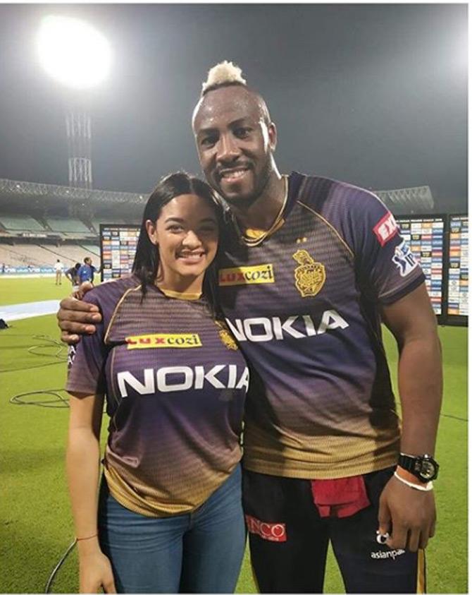 Andre Russell's wife Jassym Lora posted this picture and captioned it as, 
