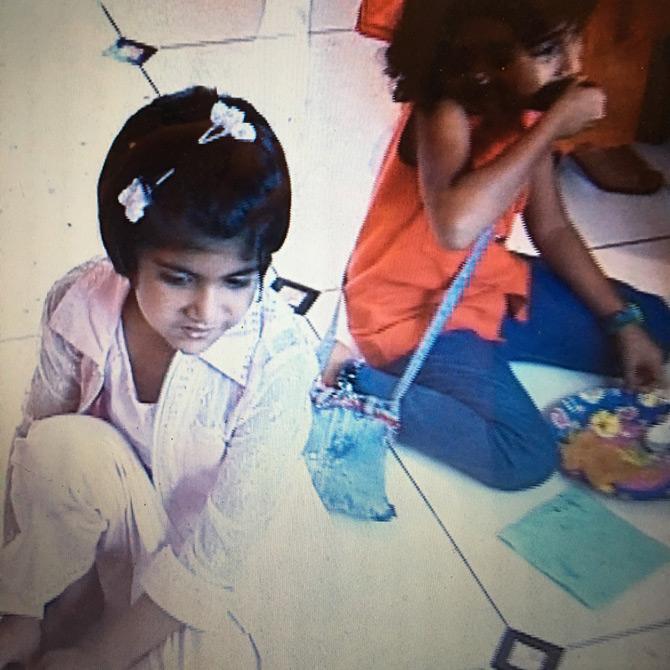 Ananya Birla shared this childhood picture with her close friend Ayesha Khandelwal. In the picture, Ananya is seen caught in a candid moment as her buddy munches on some treats. While sharing this picture, Ananya wrote: 