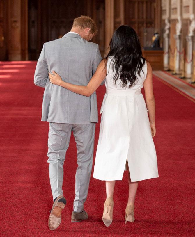 On which parent the baby resembled more, Prince Harry said: 